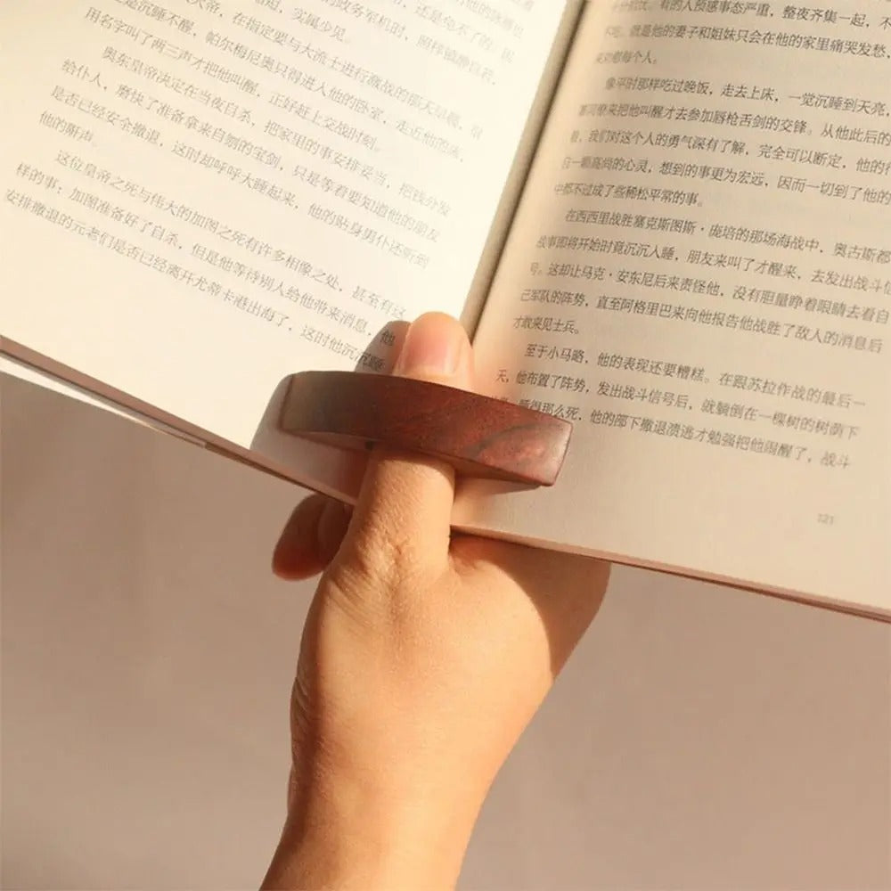 Book Page Holder handcrafted Wood