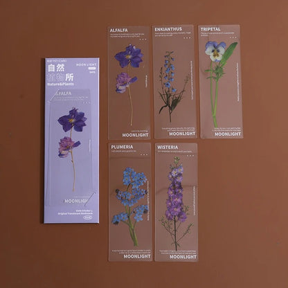 Bookmark set flower style